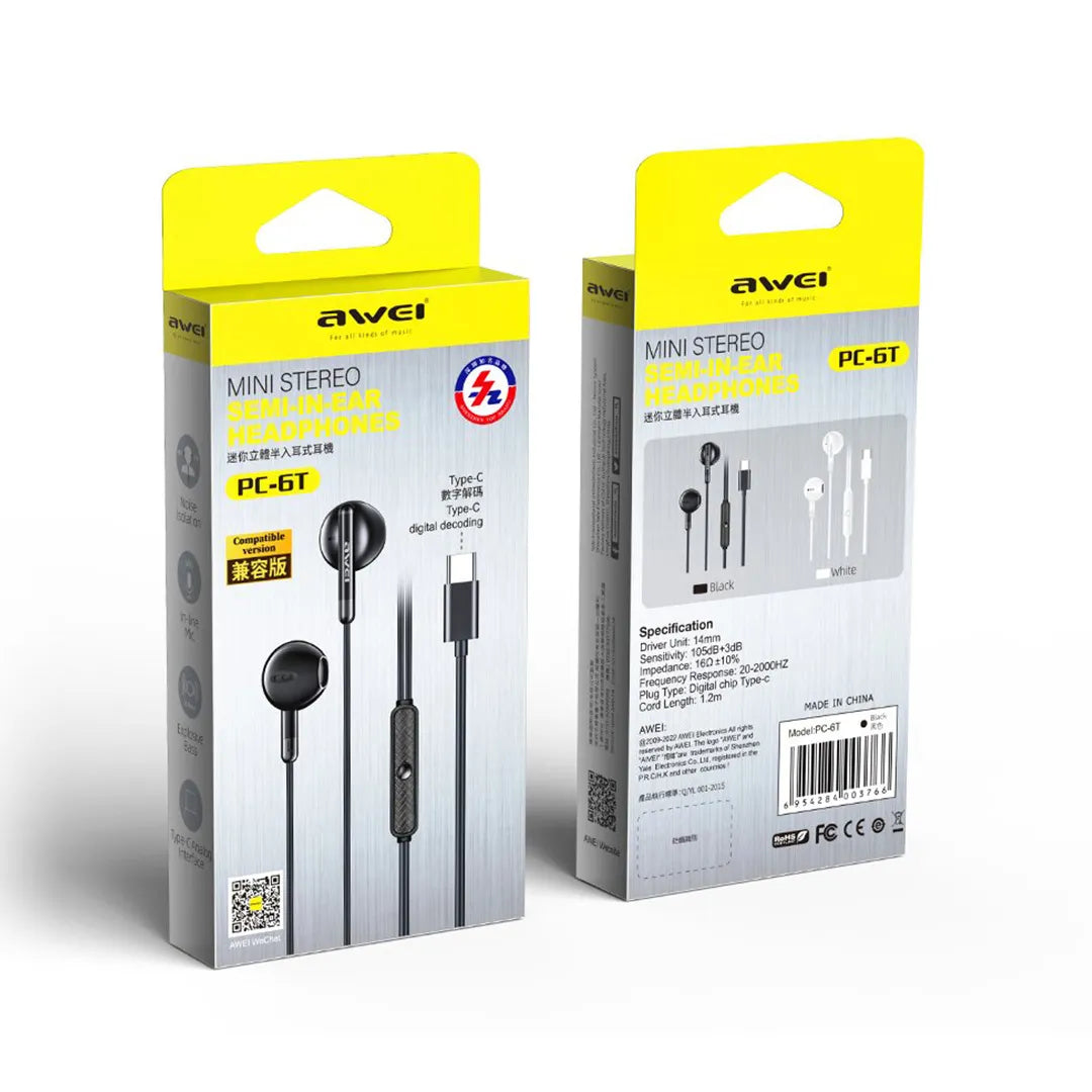 Audífonos con Cable PC-6T