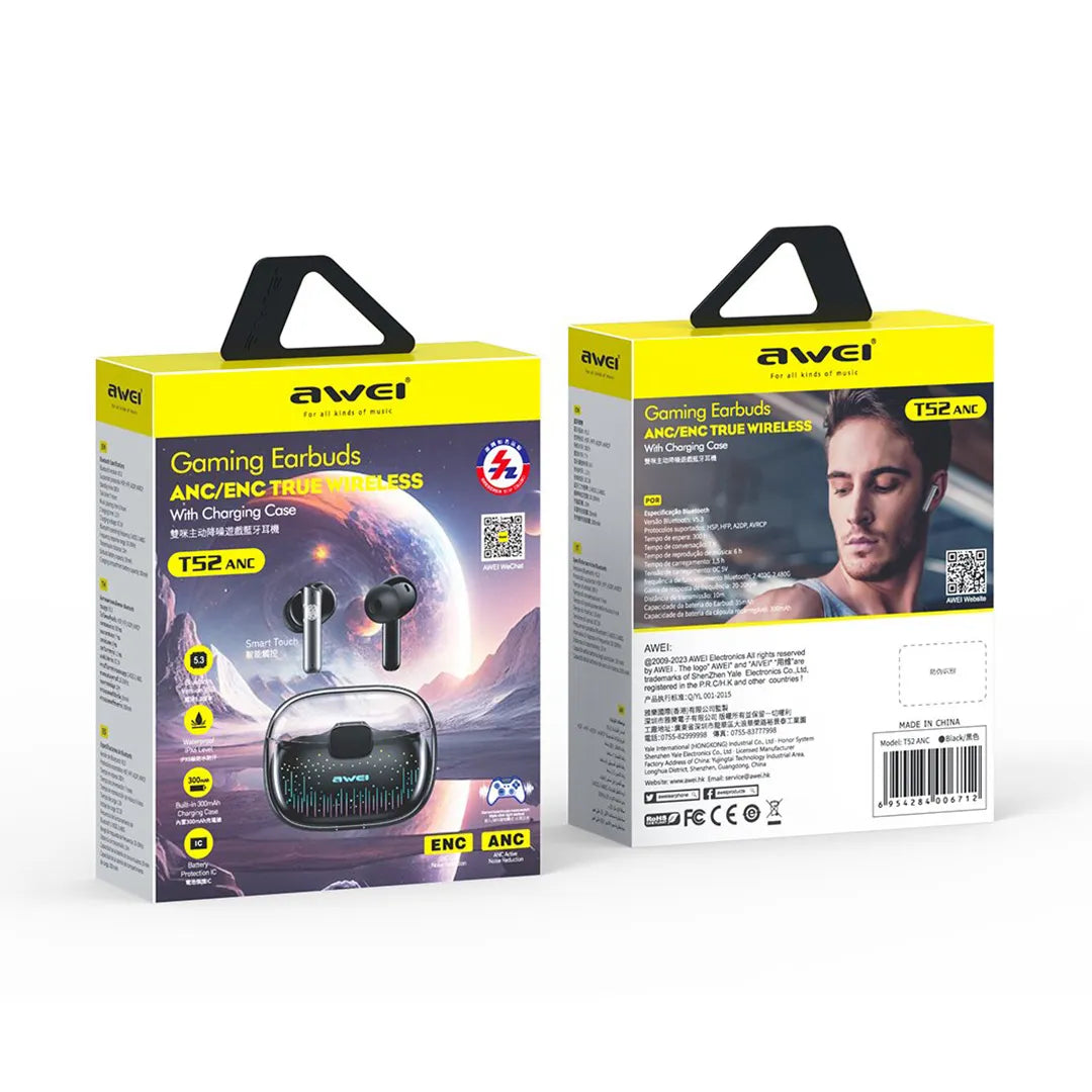 Audífonos Inalámbricos T52 ANC