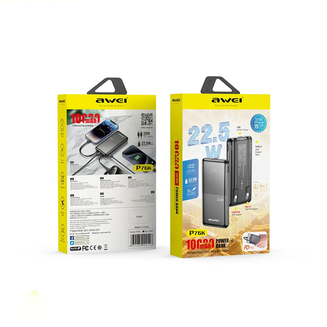 Batería Portátil P76K