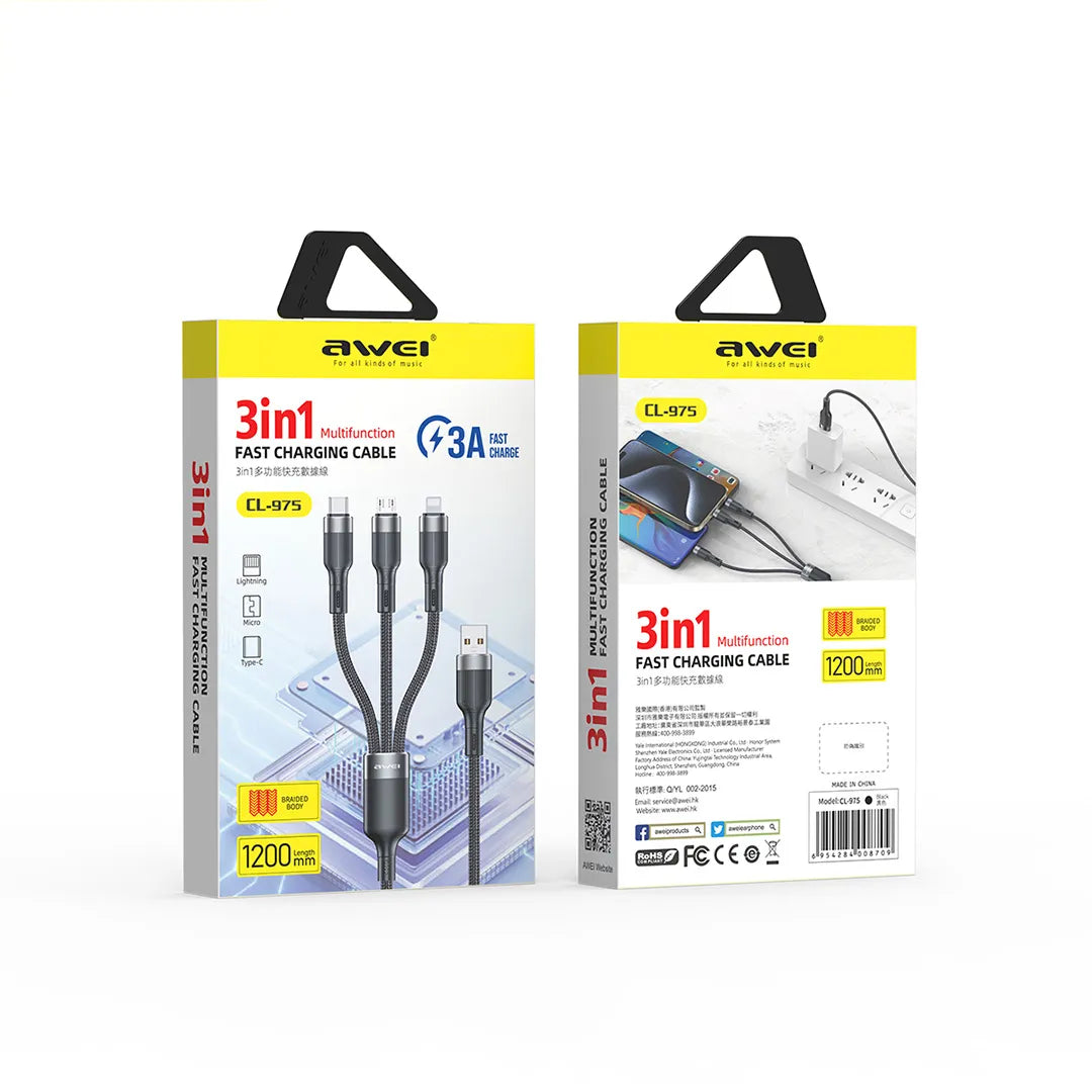 Cable CL-975 3en1